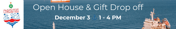 Christmas At Sea Open House Banner